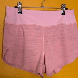 Athleta Blush Pink Women's Run With It 3.5” Athletic Shorts. Sz Small Like NWOT